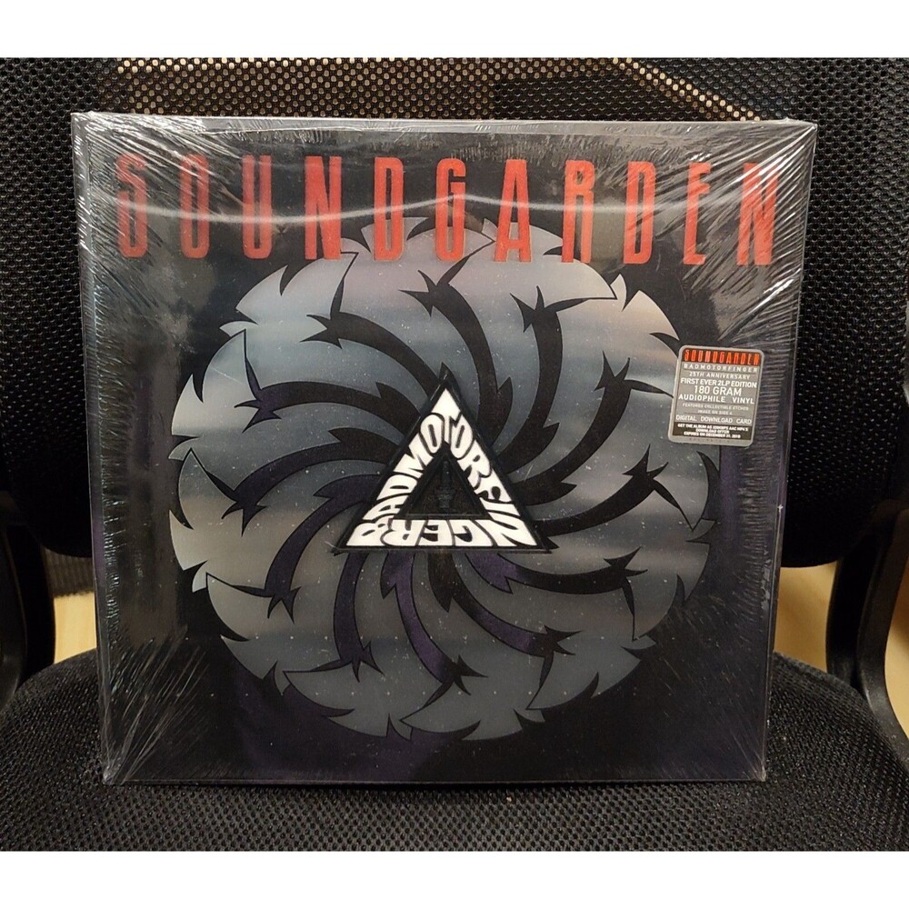 Soundgarden Badmotorfinger 25th Ann Silver Vinyl Etched Lenticular Sealed 2LP